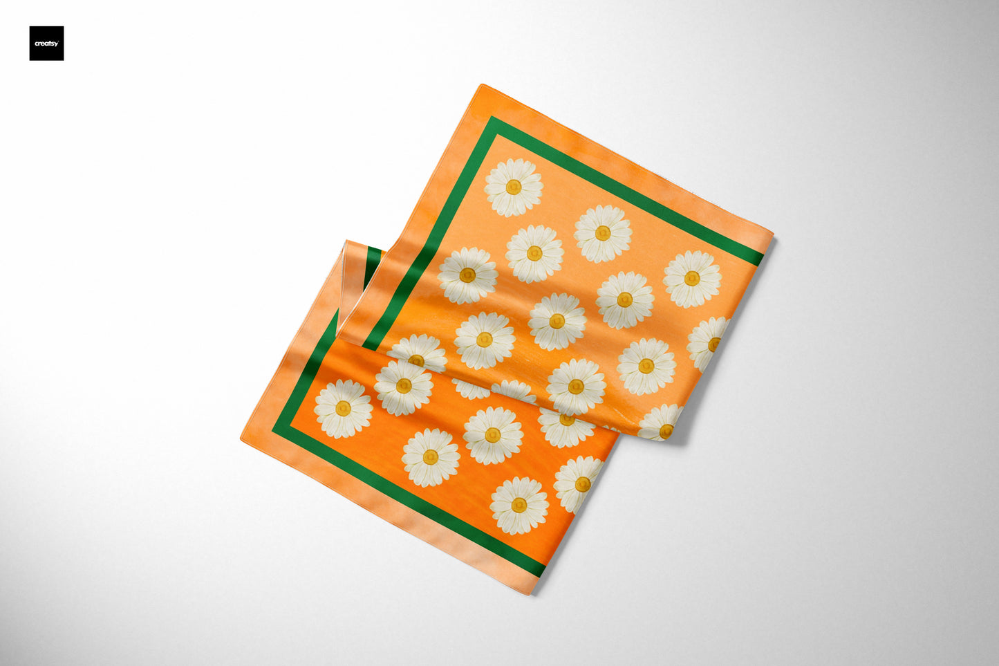 Silk Scarf "Sunny Daisy"