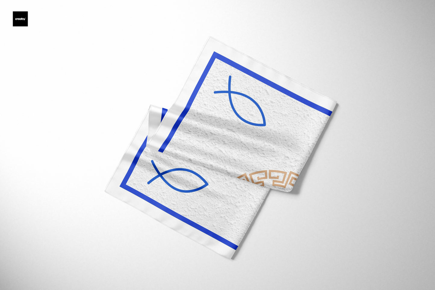 Silk Scarf "Aegean Eye"