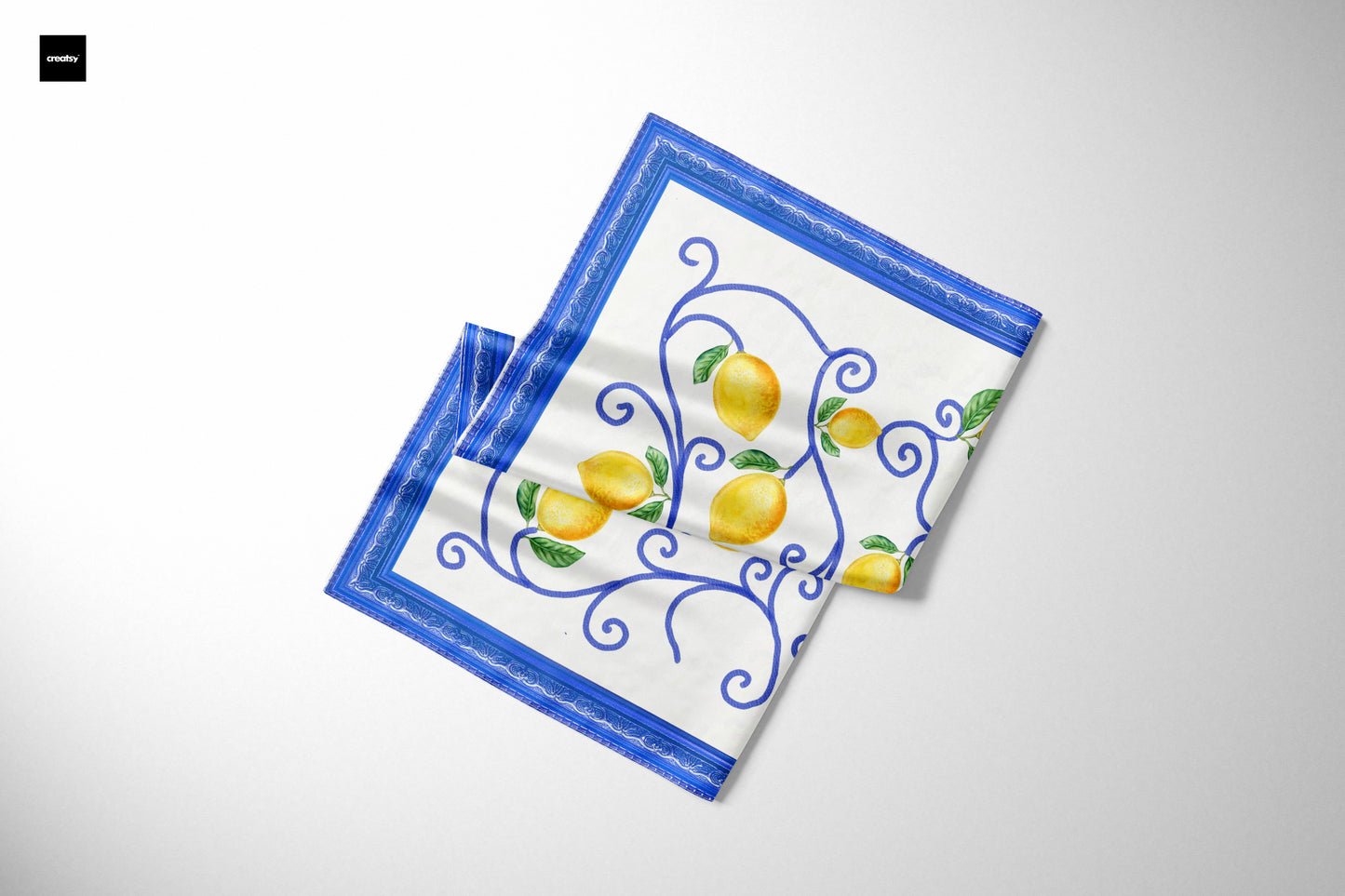 Silk Scarf "Limoncello"