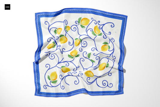 Silk Scarf "Limoncello"
