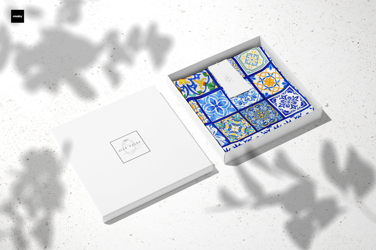 Silk Scarf "Maiolica Mosaic"