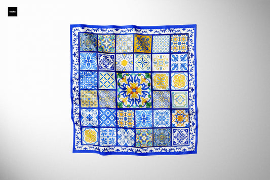 Silk Scarf "Maiolica Mosaic"
